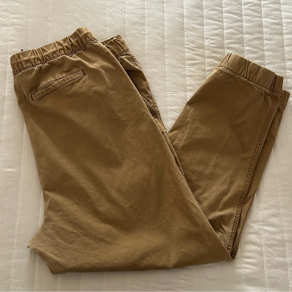 Old Navy Modern Jogger Mens size XXL Tall Built in Flex Stretch Tan Khaki - Picture 10 of 13